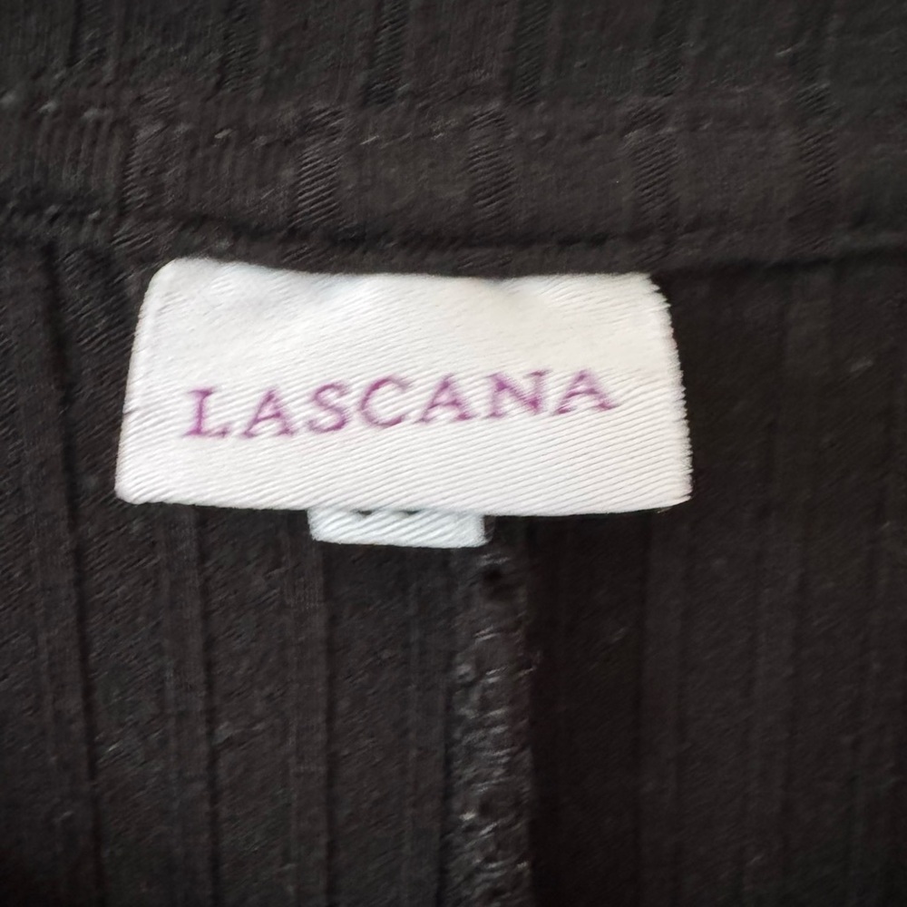 Lascana black ribbed knit midi dress - Picture 3 of 8